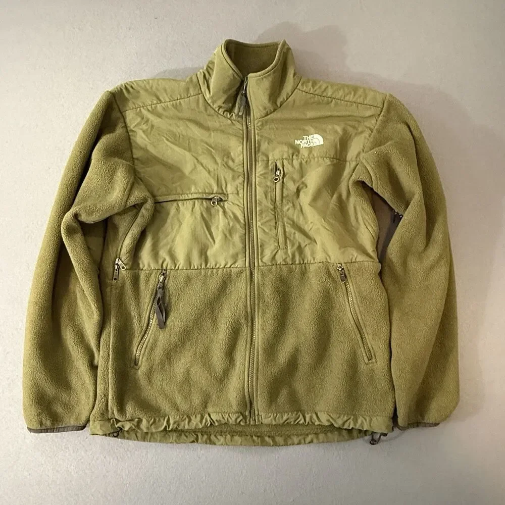 The North Face Vented Full Zip Green Men's Jacket-Size Men's- Medium -EUC